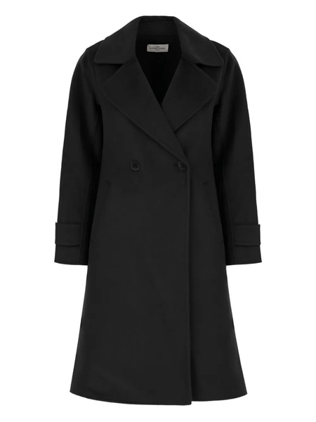  The Dynamis Studio Double-breasted Wool Coat - Black 