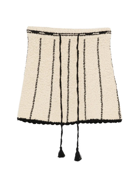  The Garment April Striped Mini Skirt - Neutrals 