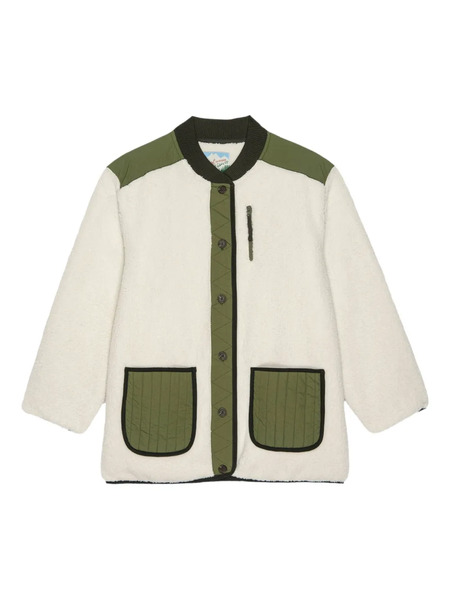  The Great. Quilted-detail Jacket - Neutrals 