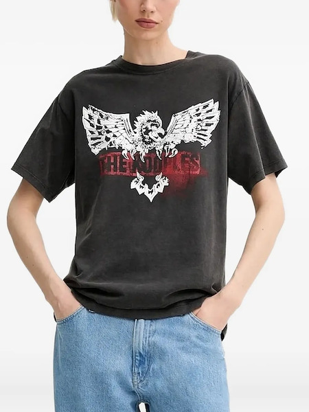  The Kooples Eagle-print T-shirt - Grey 