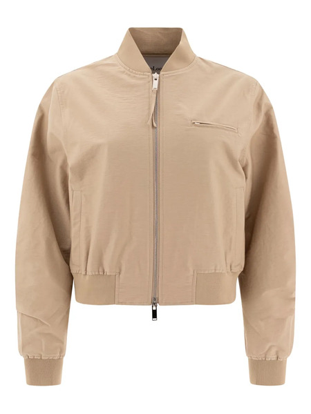  The Loom Zip-front Bomber Jacket - Neutrals 