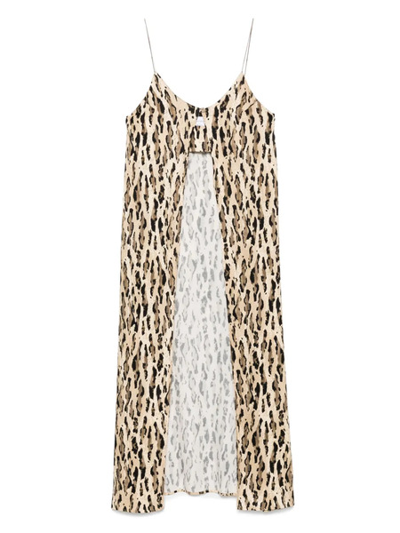  The Nina Studio Animal-print Top - Neutrals 