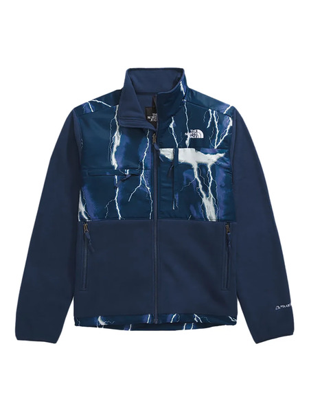  The North Face Denali Lightning-print Jacket - Blue 