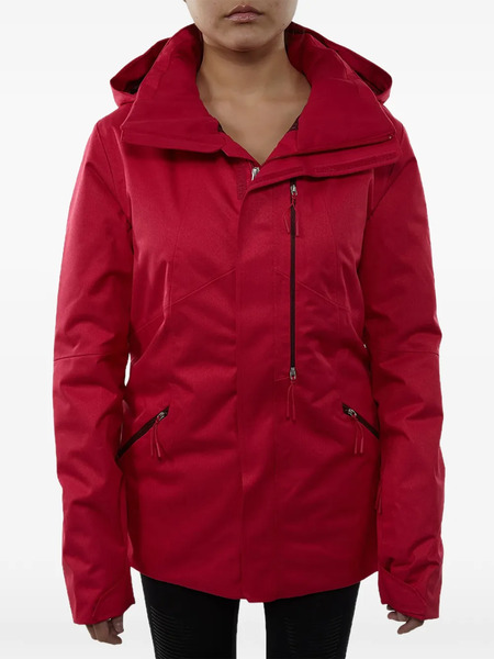 The North Face Gatekeeper Hooded Puffer Jacket - Red 