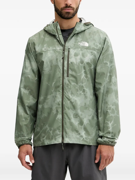  The North Face Higher Run Zip Hooded Jacket - Green 