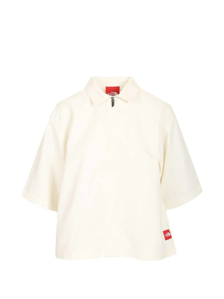  The North Face Zip-up Blouse - Neutrals 