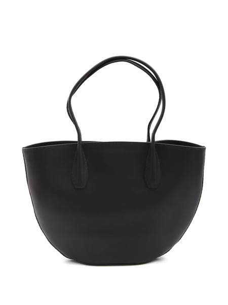  The Row Alger Leather Tote Bag - Black 