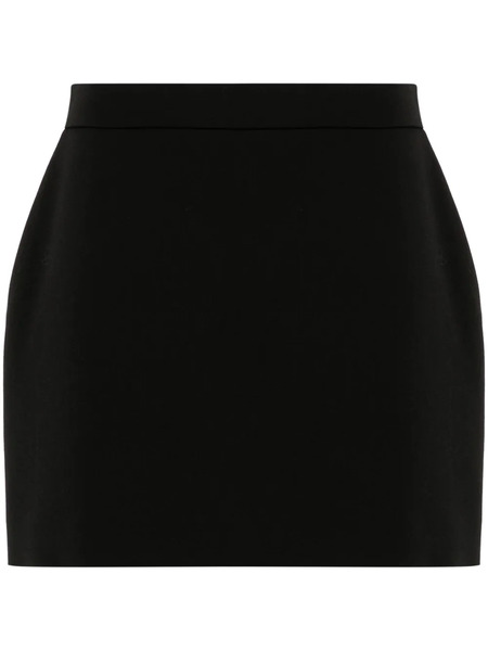  The Row Anouk Wool Mini Skirt - Black 