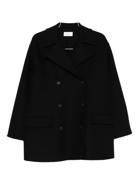  The Row Azuron Double-breasted Coat - Black 