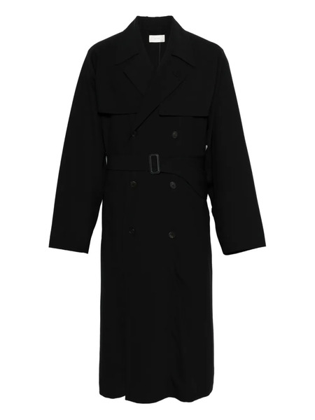  The Row Belted Double-breasted Coat - Black 