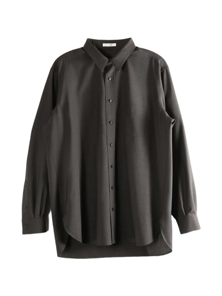  The Row Button Front Shirt - Brown 