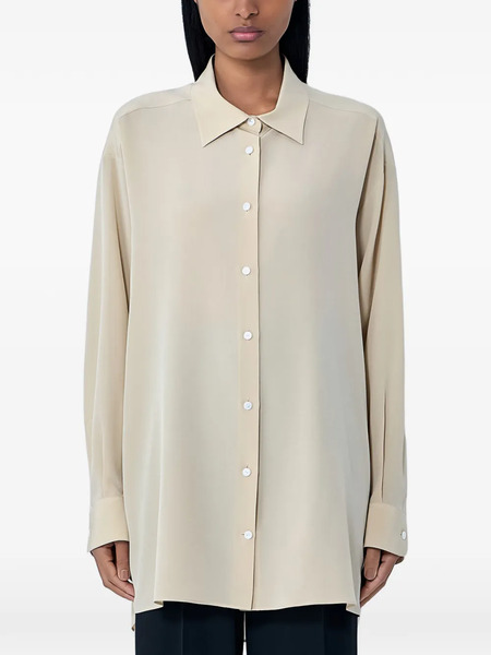  The Row Button Long-sleeve Shirt - Neutrals 