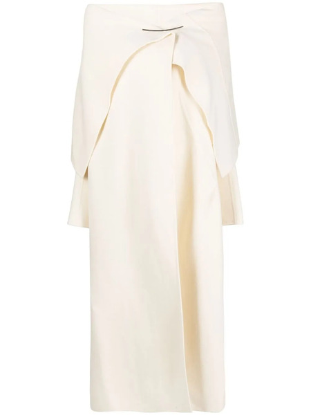  The Row Cashmere Drape-detail Coat - Neutrals 