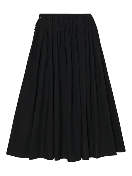  The Row Drawstring Pleated Skirt - Black 