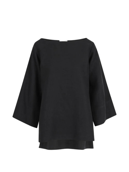  The Row Flared Sleeve Blouse - Black 