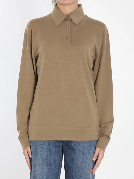  The Row Ipanelli Polo Top - Neutrals 