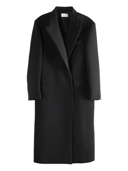  The Row Long-sleeve Coat - Black 