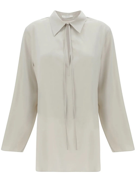  The Row Malon Silk Blouse - Neutrals 