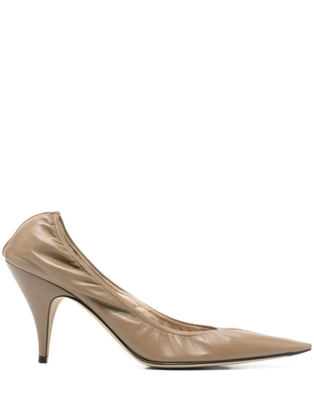  The Row 100mm Liisa Pumps - Green 