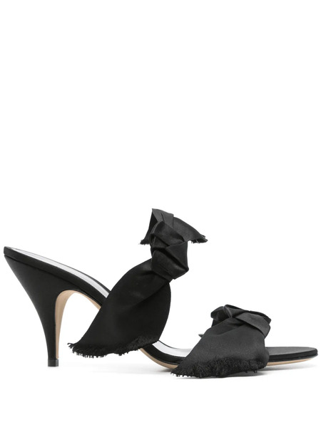  The Row 80mm Vika Mules - Black 