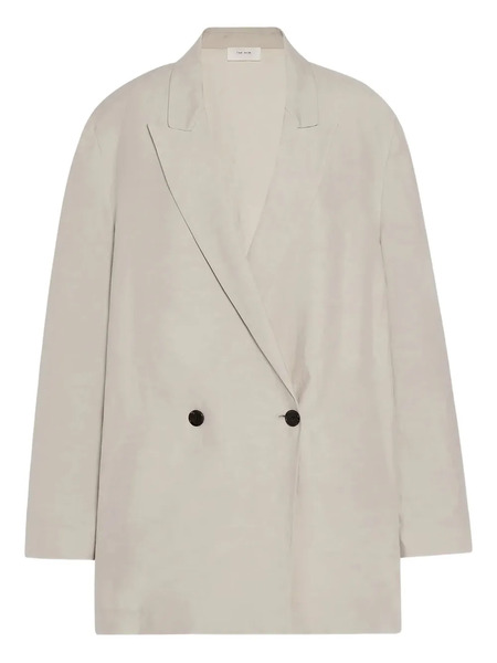  The Row Nat Double-breasted Blazer - Grey 