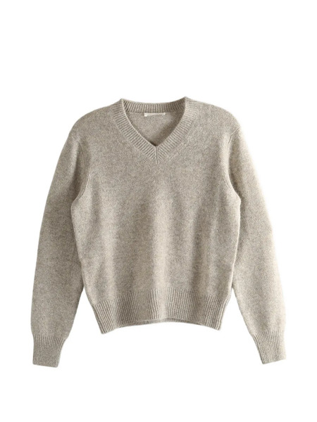  The Row Noval V-neck Sweater - Neutrals 