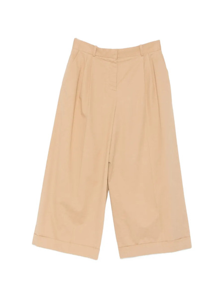  The Row Pleated Culottes Trousers - Neutrals 