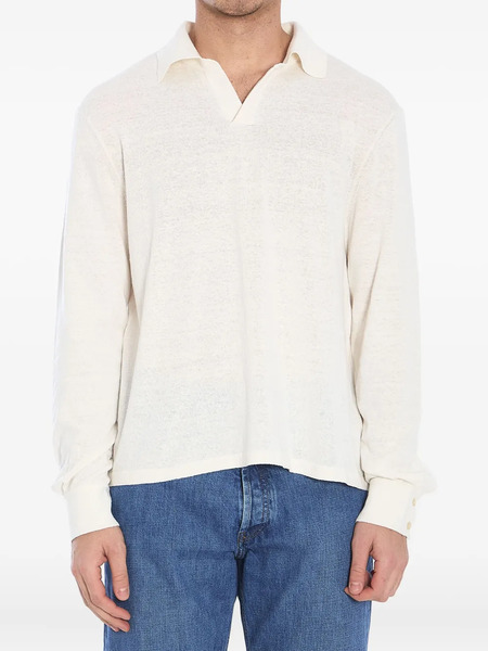  The Row Polo-collar Sweater - White 