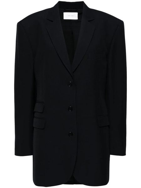  The Row Ule Wool Canvas Blazer - Black 