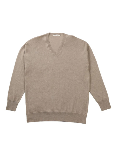  The Row V Neck Sweatshirt - Neutrals 