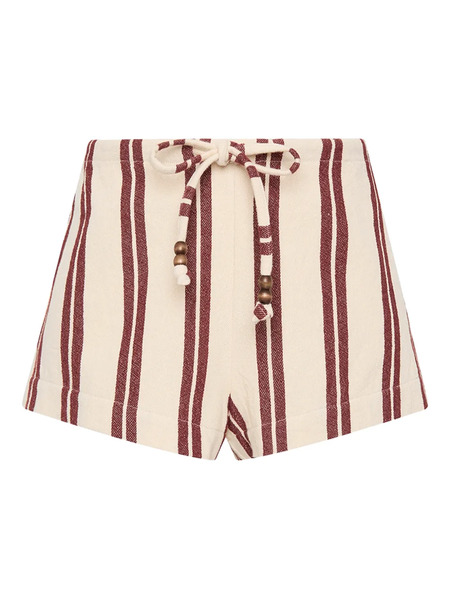  The Upside Baja Lucie Drawstring Shorts - Neutrals 