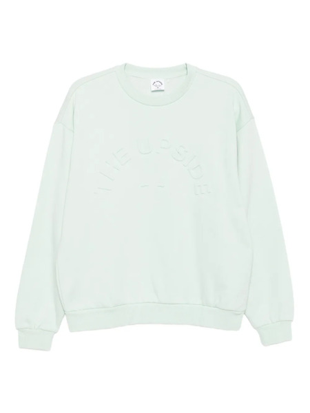  The Upside Logo-embossed Sweatshirt - Green 