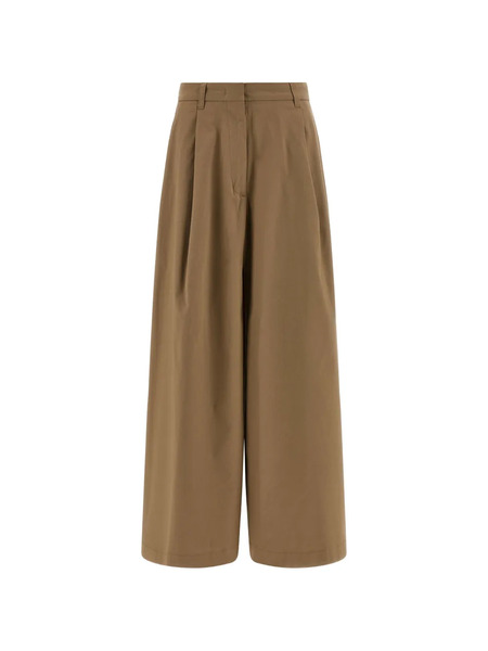  Thelatest Daisy Flared Skirt - Brown 