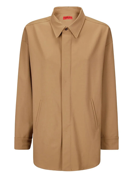  Thelatest Oversized Shirt - Brown 