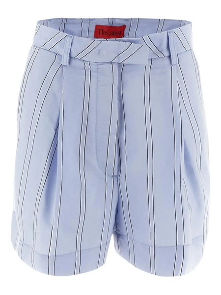  Thelatest Striped Shorts - Blue 