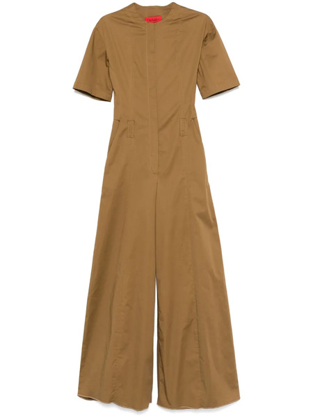  Thelatest Wide-leg Jumpsuit - Green 