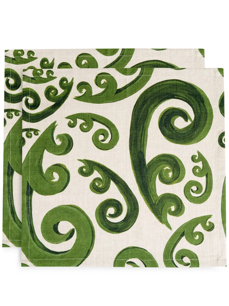  Themis Z Athenee Peacock Napkin - Neutrals 