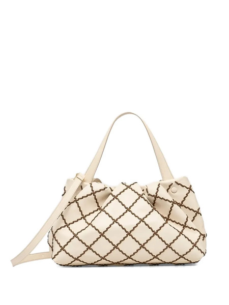  Themoirè Athena Diamond-pattern Tote Bag - Neutrals 