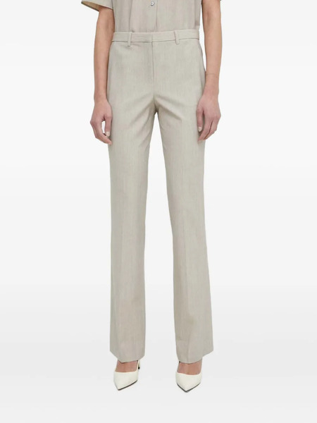  Theory Belted-loop Trousers - Grey 