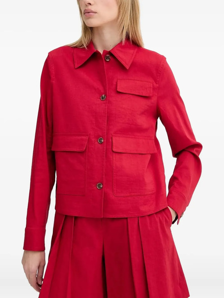  Theory Button-fastening Flap-pocket Jacket - Red 