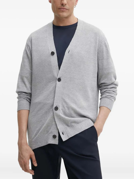  Theory Buttoned Cardigan - Grey 
