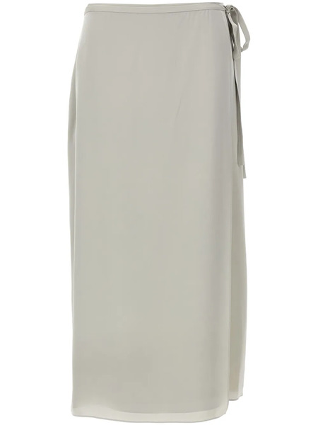  Theory Cl Wrap Skirt - Grey 