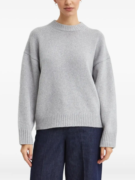  Theory Crew-neck Long-sleeve Sweater - Grey 