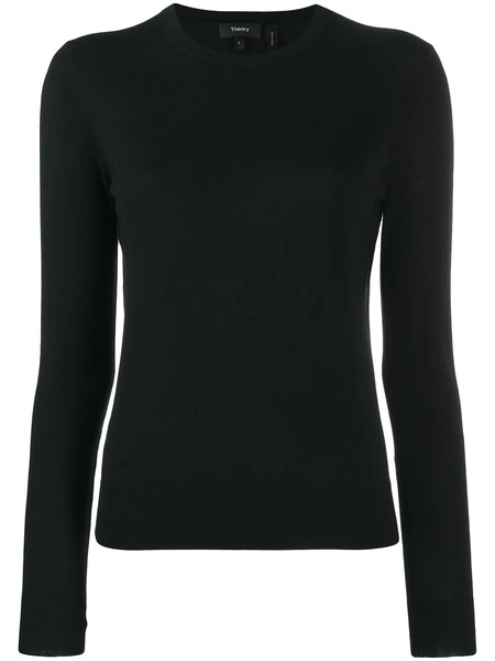  Theory Crew Neck Pullover - Black 