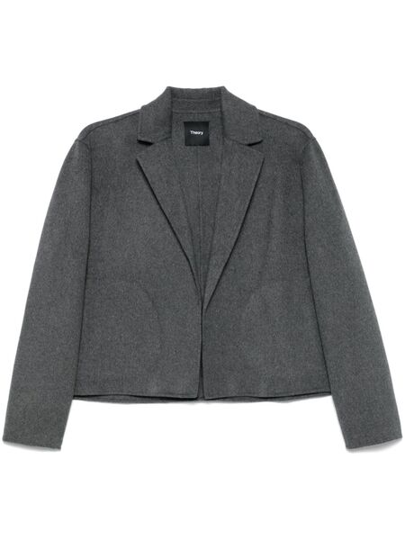  Theory Cropped Jacket - Grey 