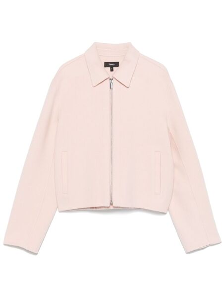  Theory Cropped Jacket - Pink 