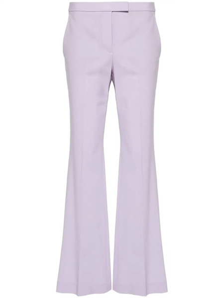  Theory Demitria Low-rise Flared Trousers - Purple 