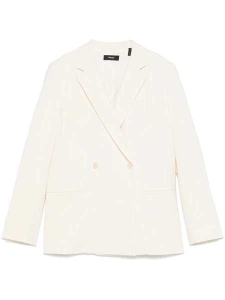  Theory Double-breasted Blazer - Neutrals 