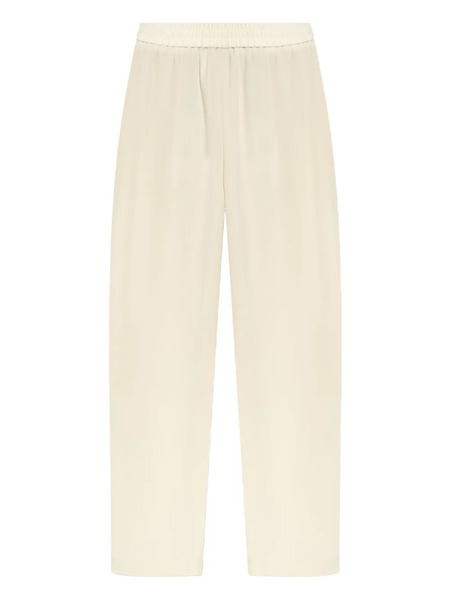  Theory Elasticated-waist Trousers - White 