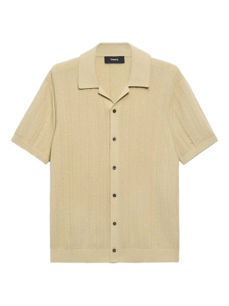  Theory Herringbone Shirt - Neutrals 